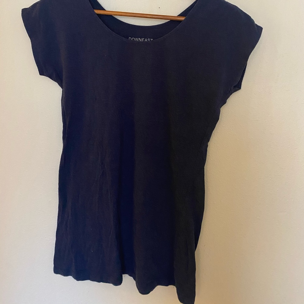 Navy capsleeve tee or undershirt